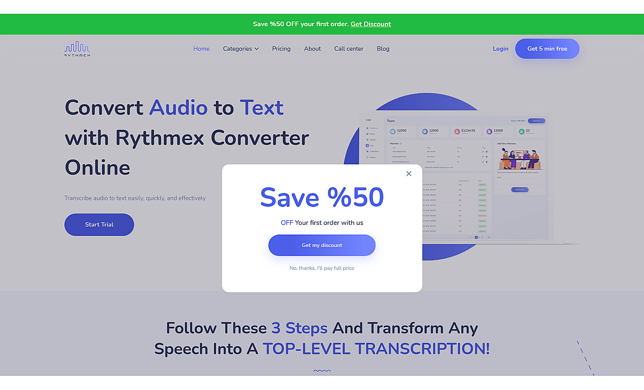 Rythmex screenshot