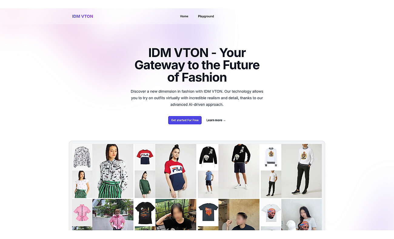 IDM VTON screenshot