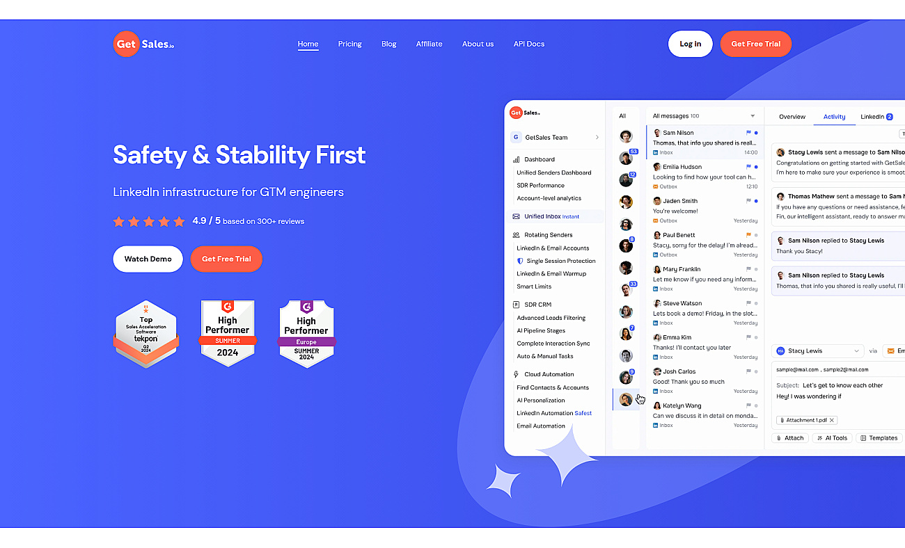 GetSales.io screenshot