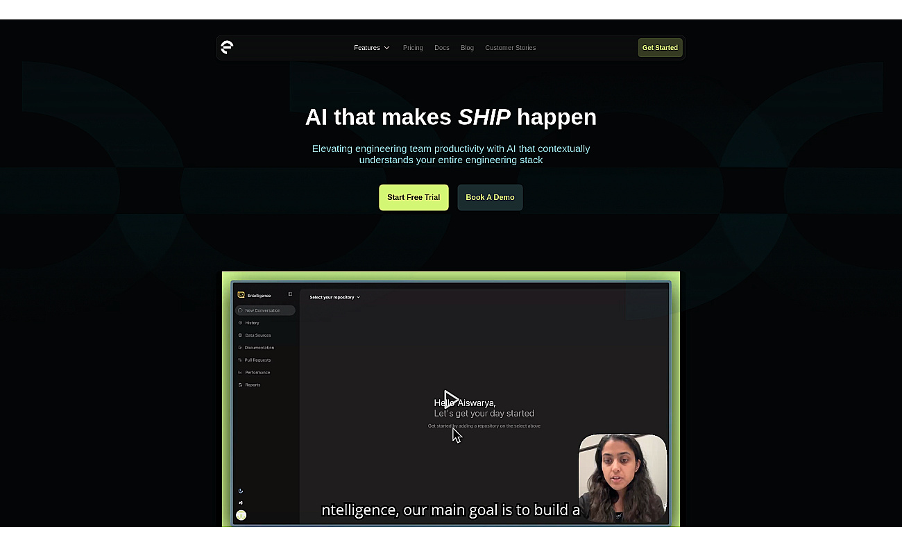Entelligence screenshot