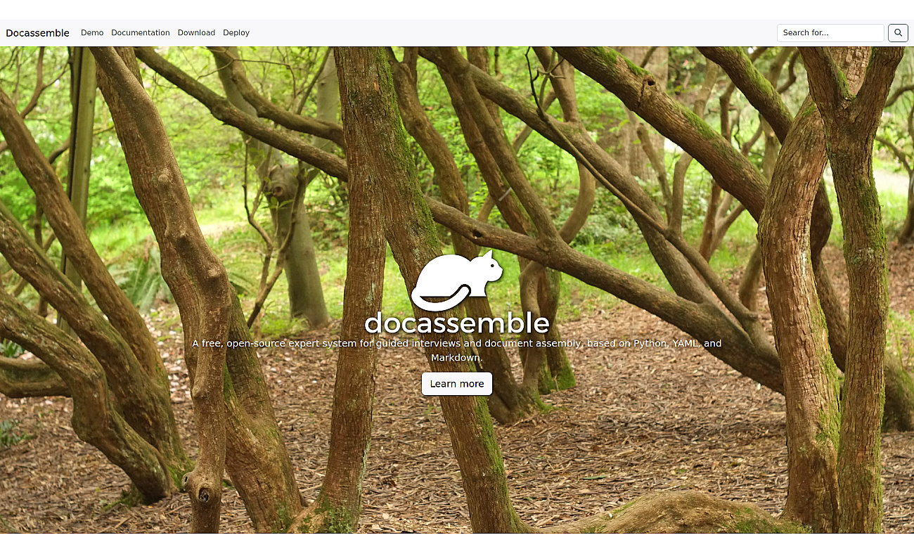 Docassemble screenshot
