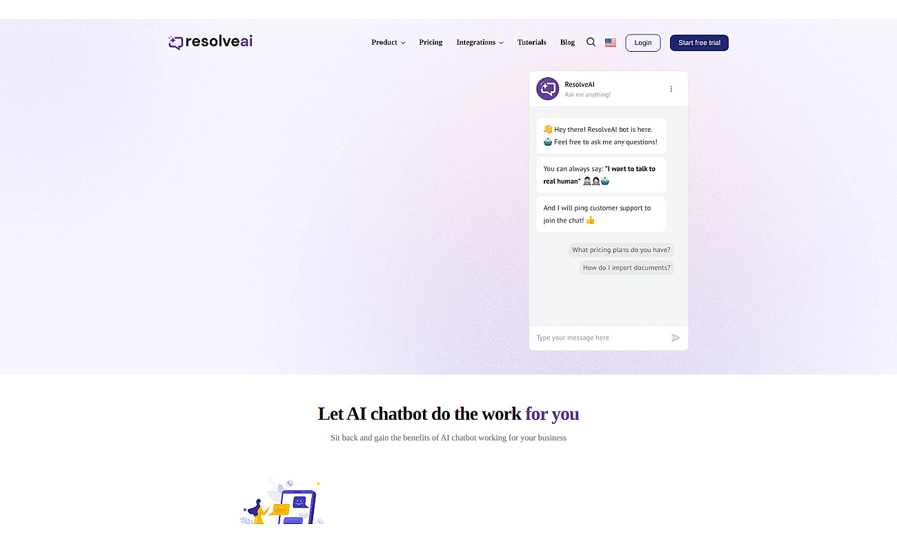 ResolveAI screenshot