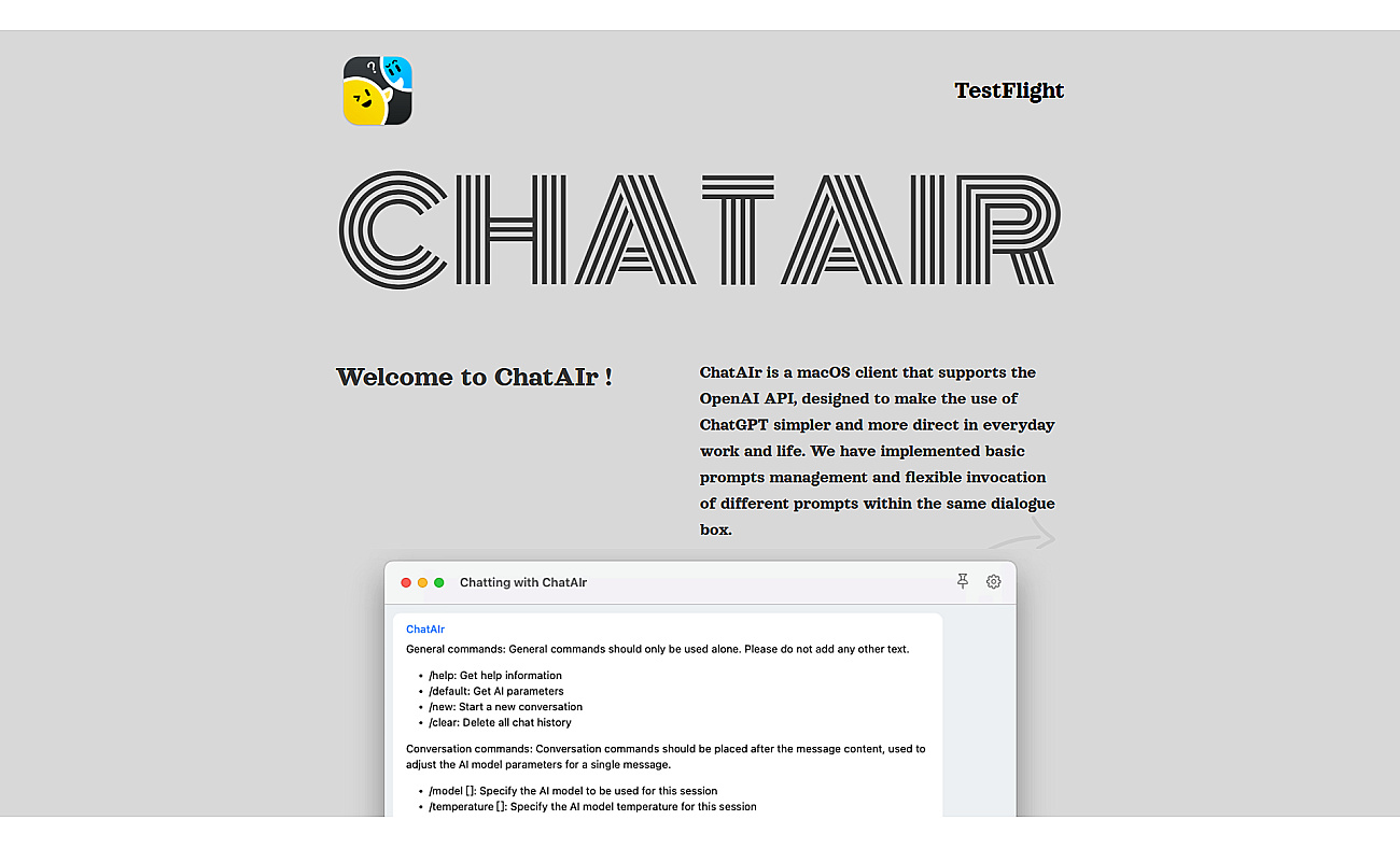 ChatAIr screenshot