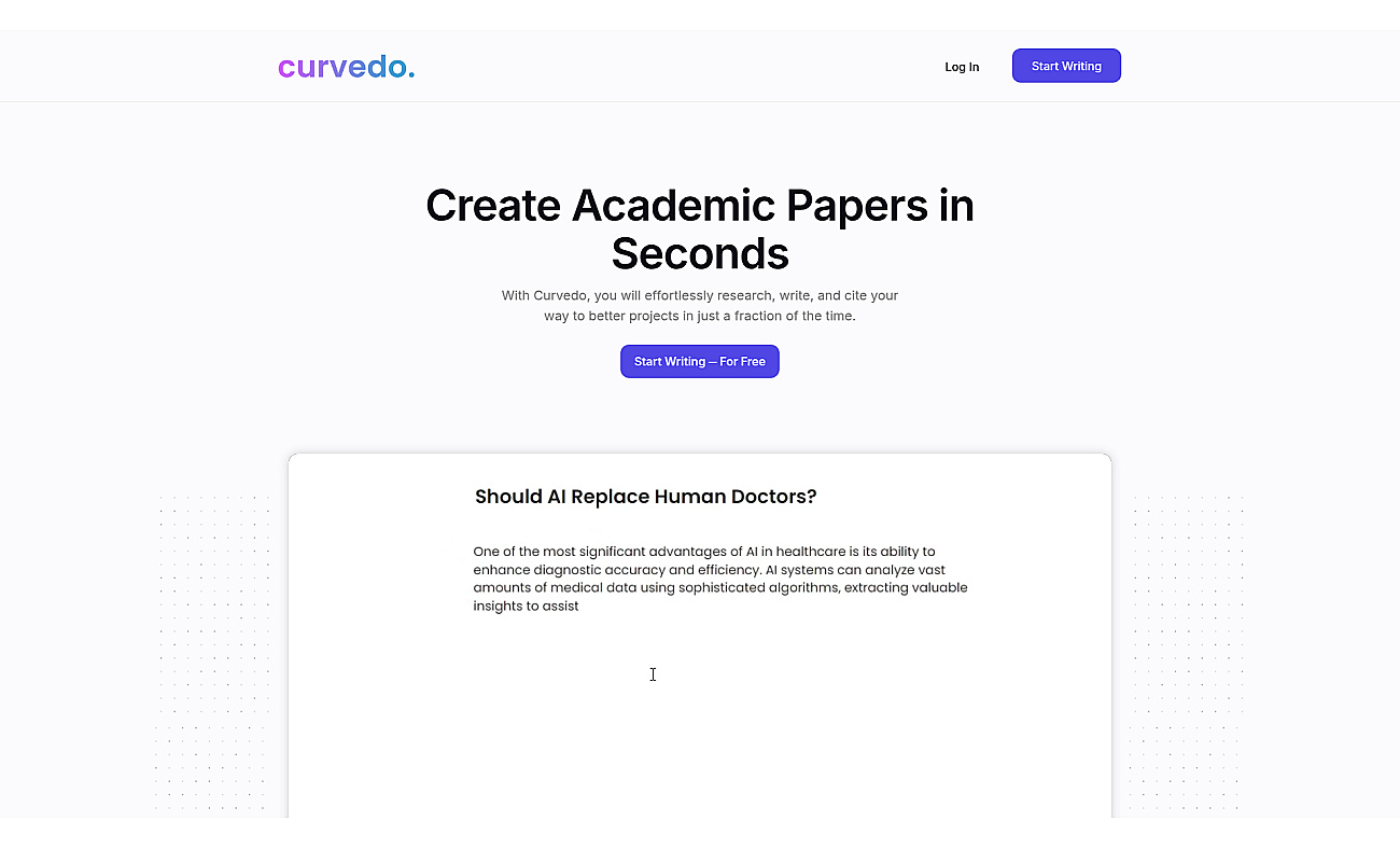 Curvedo screenshot