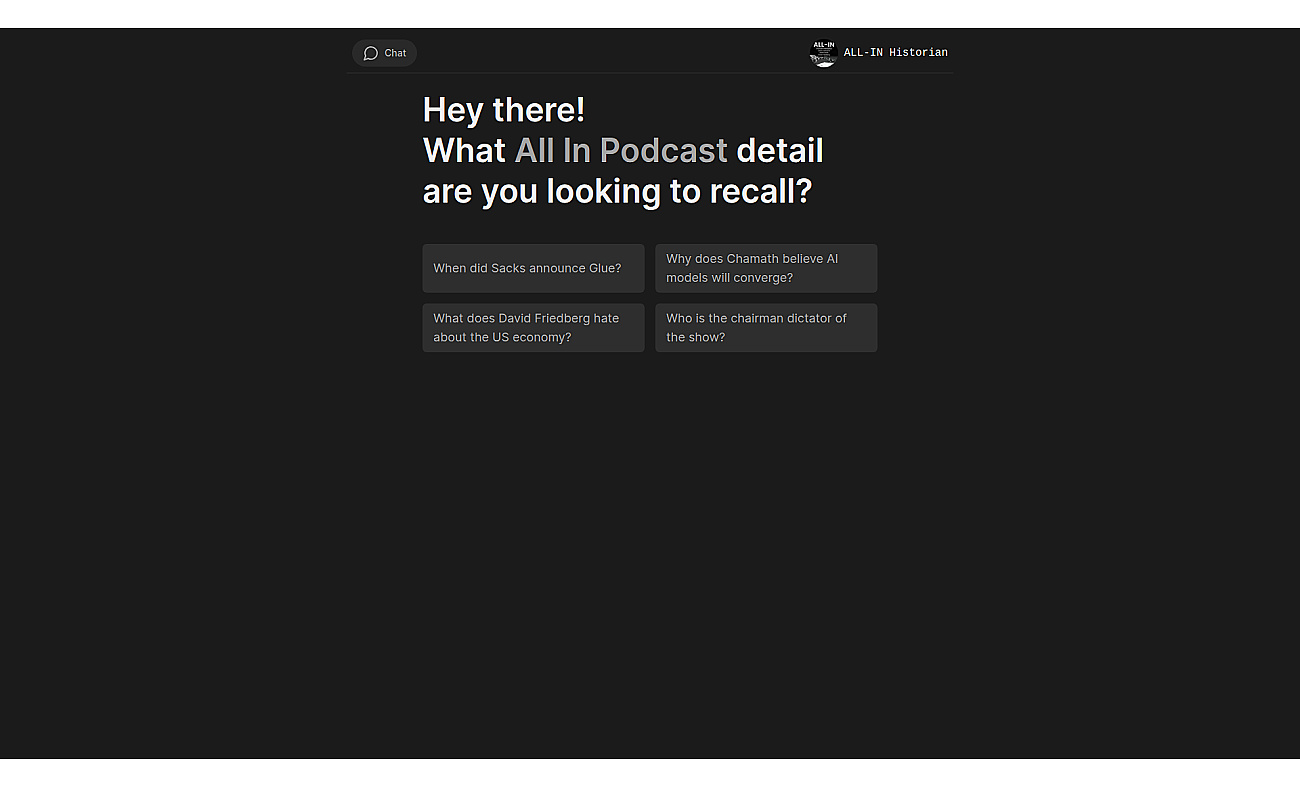 All-In Historian screenshot