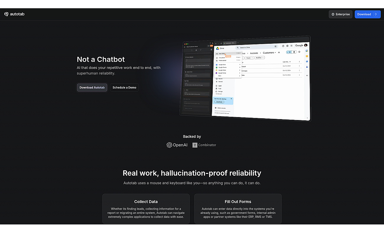 Autotab screenshot