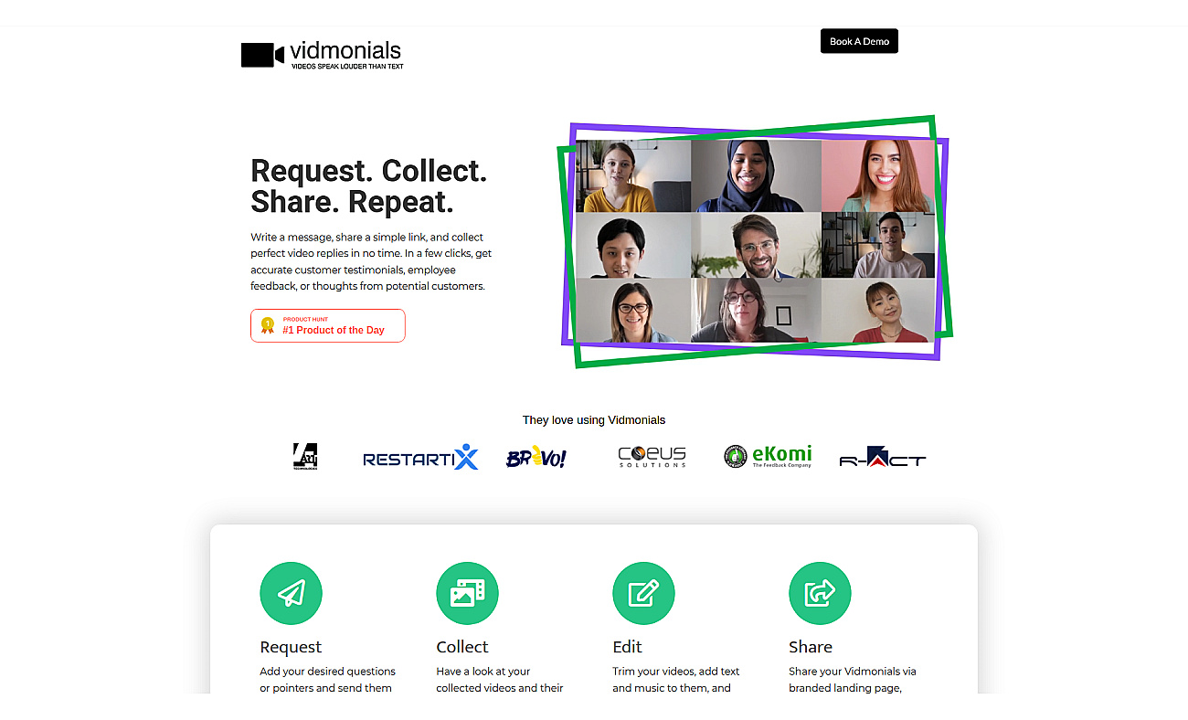 Vidmonials screenshot