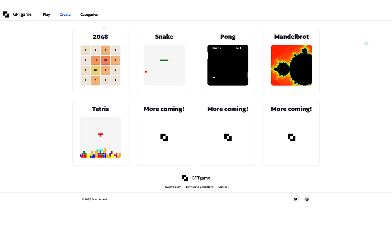 GPTGame screenshot