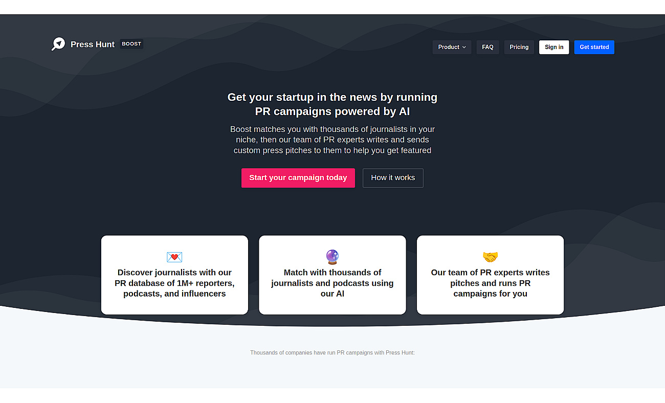 PR Boost by Press Hunt screenshot