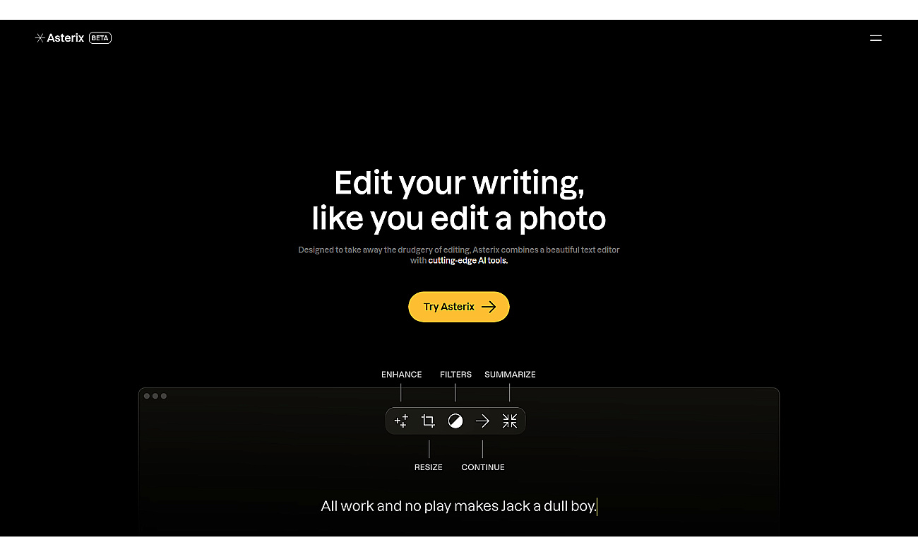 Asterix Writer screenshot