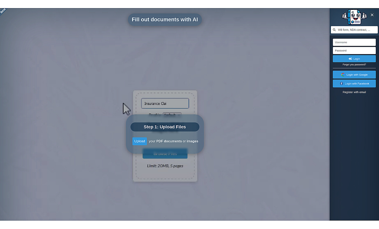 Docamine screenshot