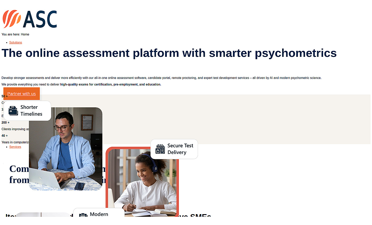 assess.com screenshot