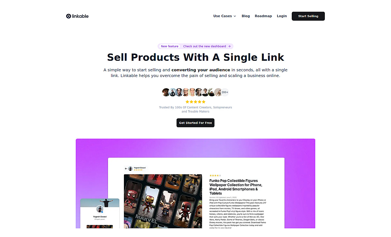 Linkable screenshot