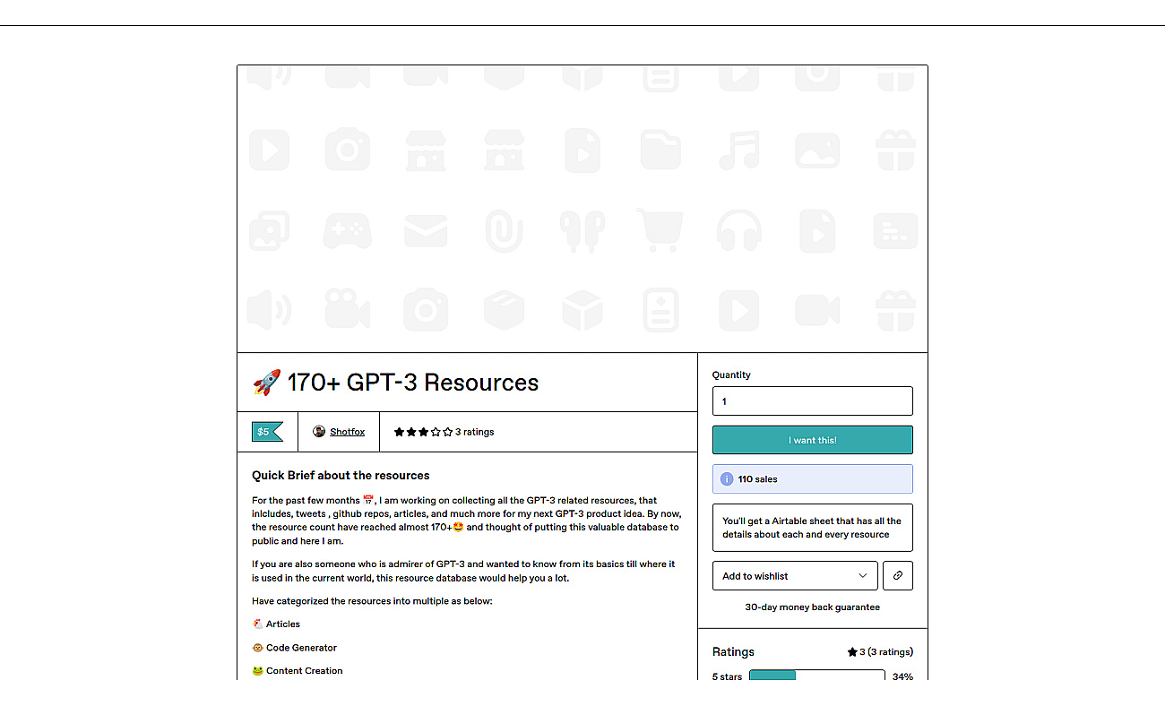 170+ GPT-3 Resources screenshot