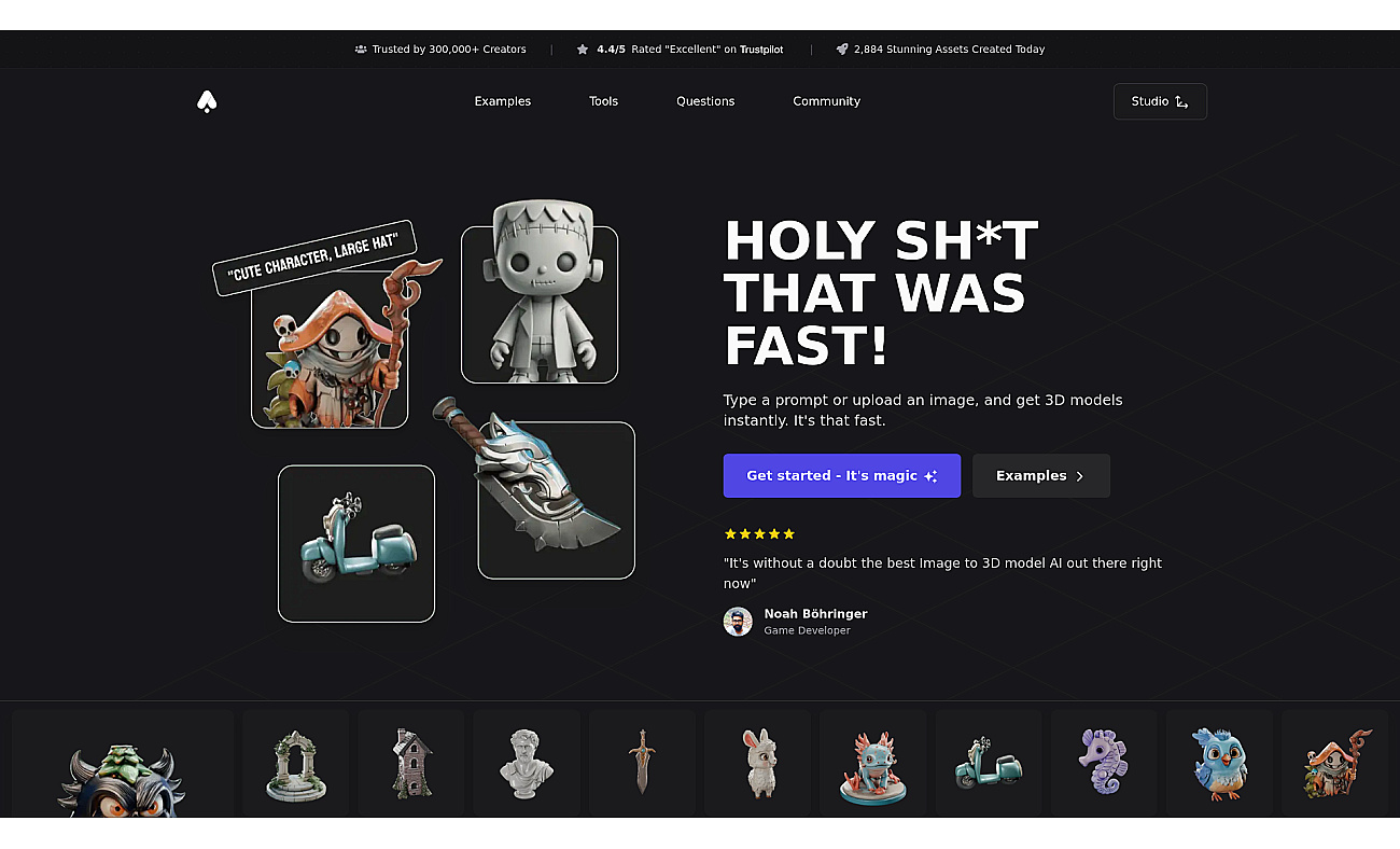3D AI Studio screenshot