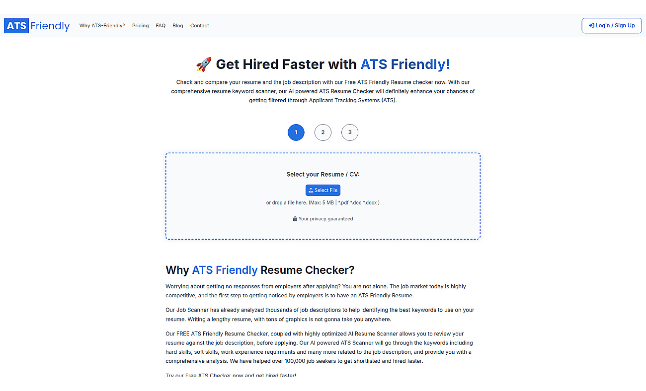 ATSFriendly screenshot