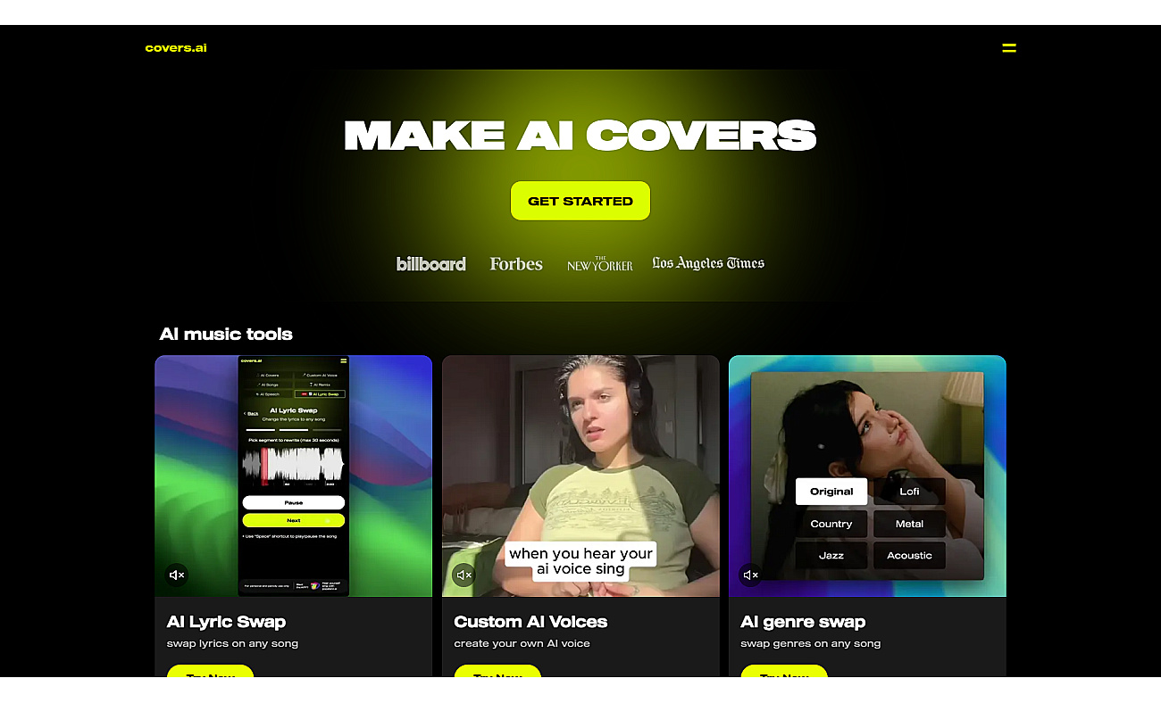 Covers AI screenshot
