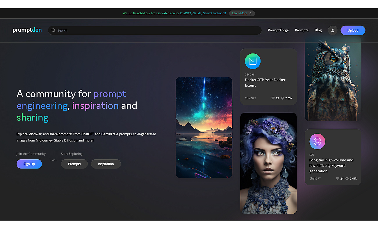 PromptDen screenshot