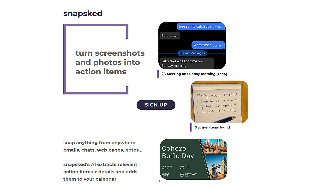Snapsked screenshot