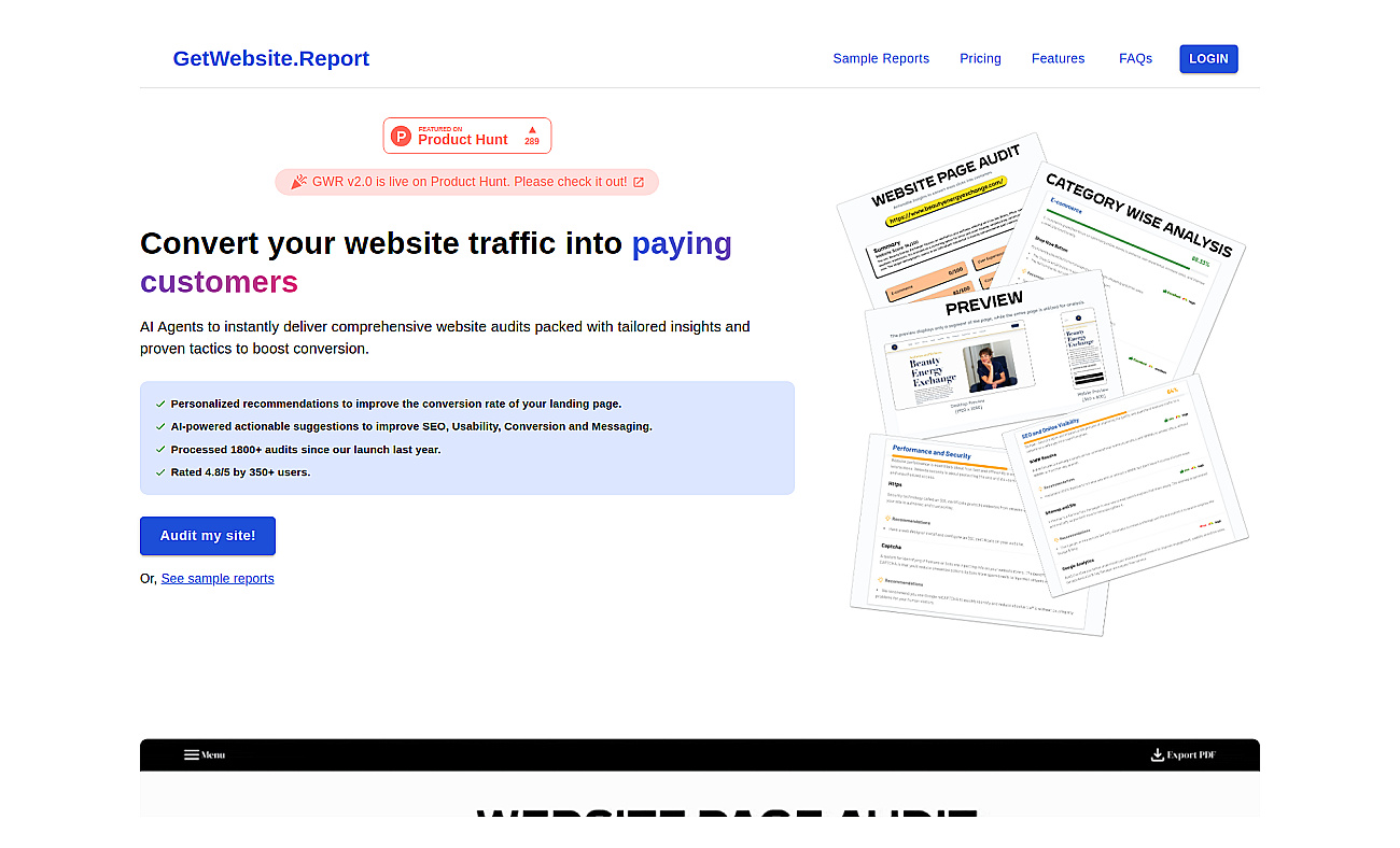 getwebsite.report screenshot