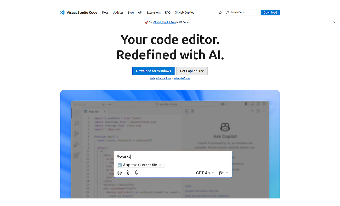 Visual Studio Code screenshot