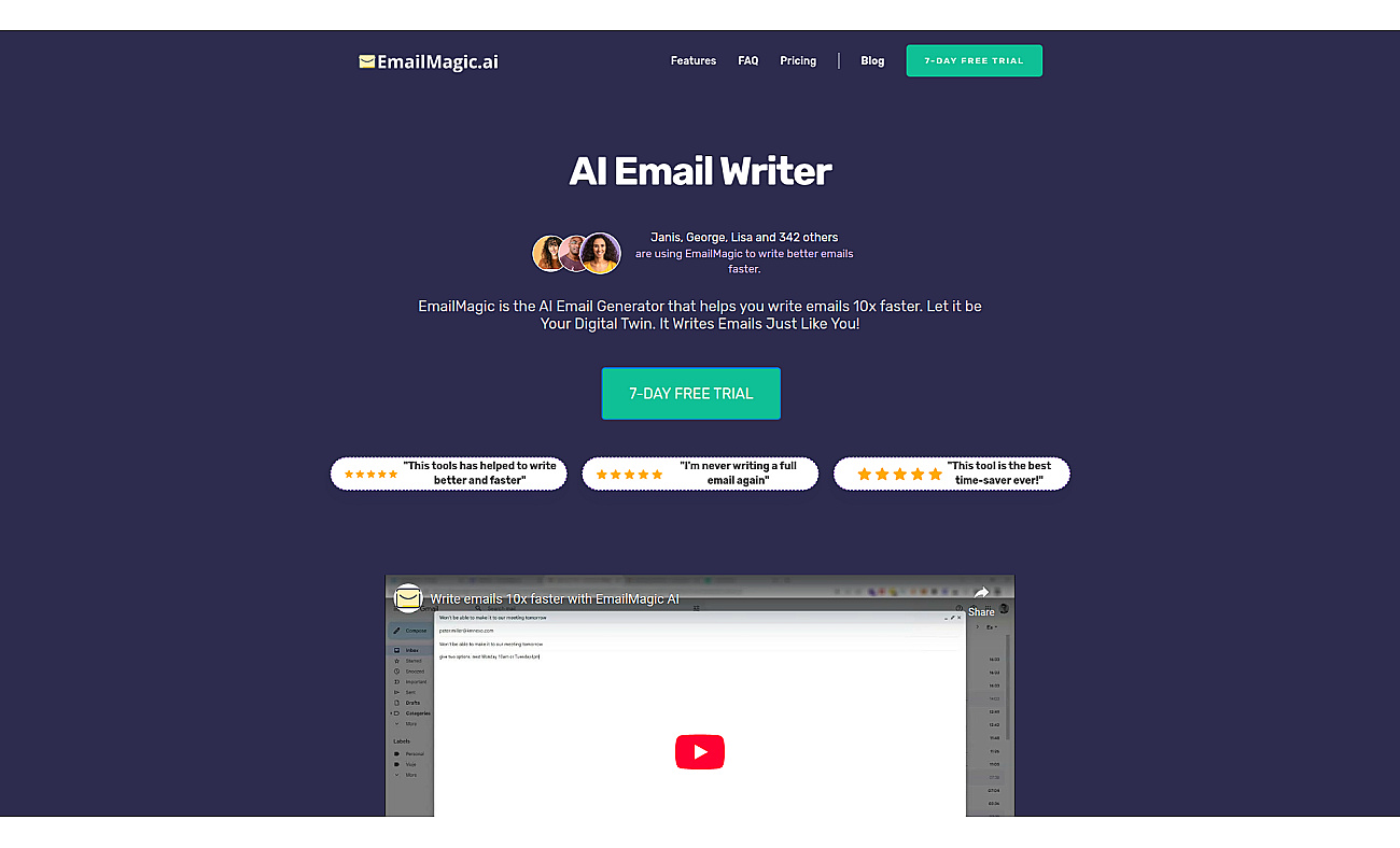 Emailmagic screenshot