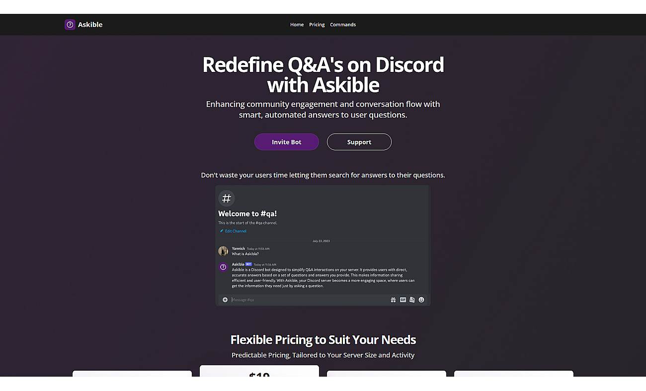 Askible screenshot