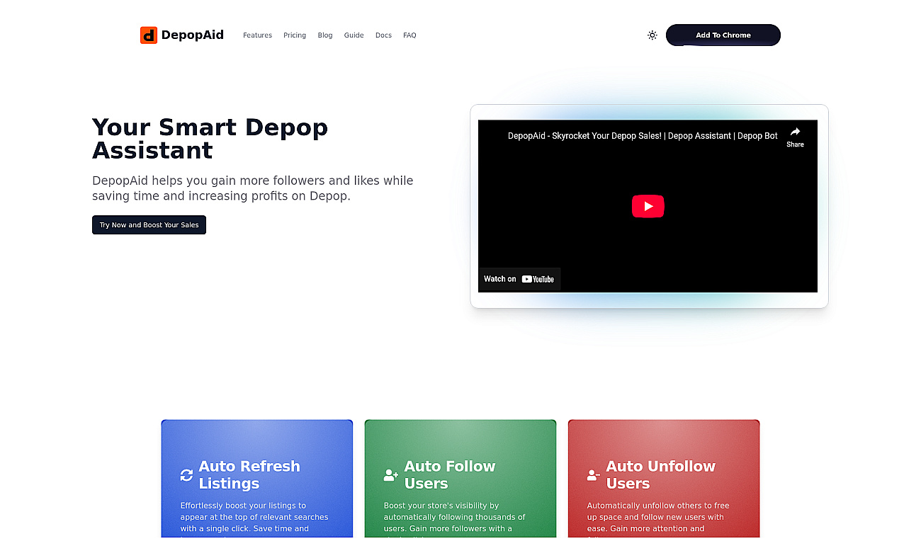 DepopAid screenshot