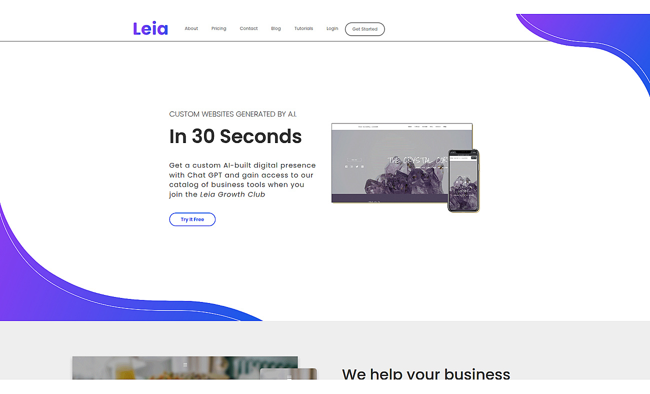Leia screenshot