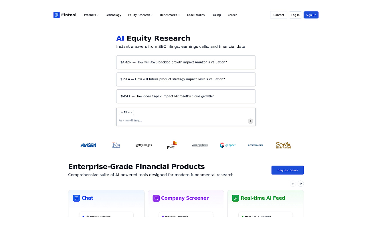 Fintool screenshot