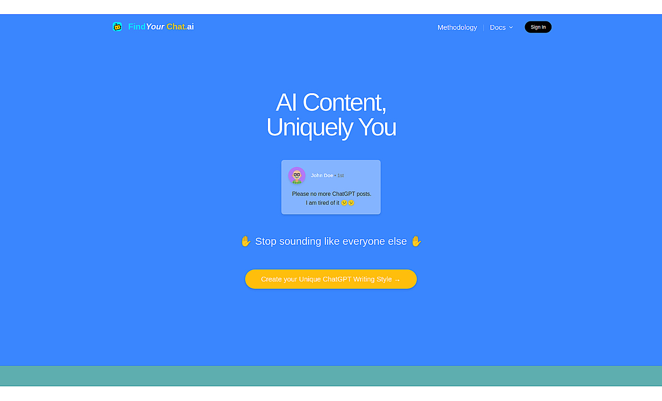 FindYourChat screenshot