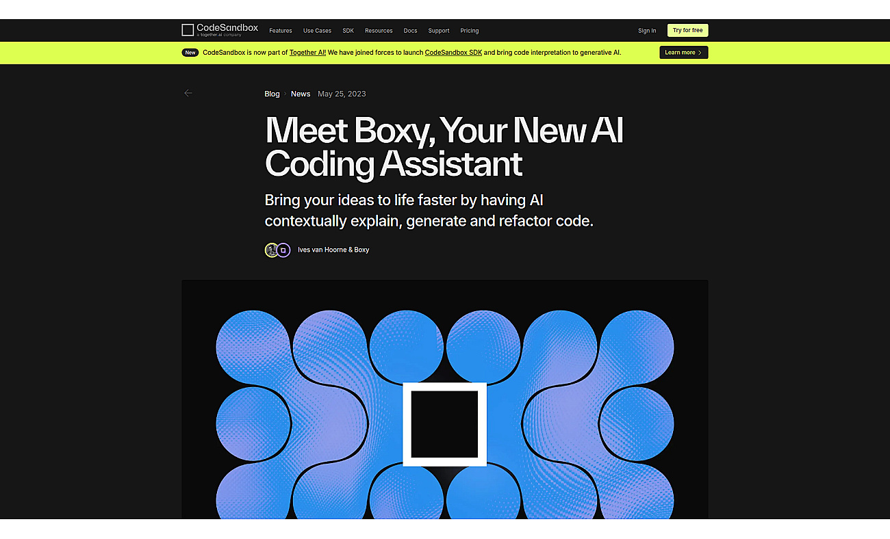Boxy screenshot