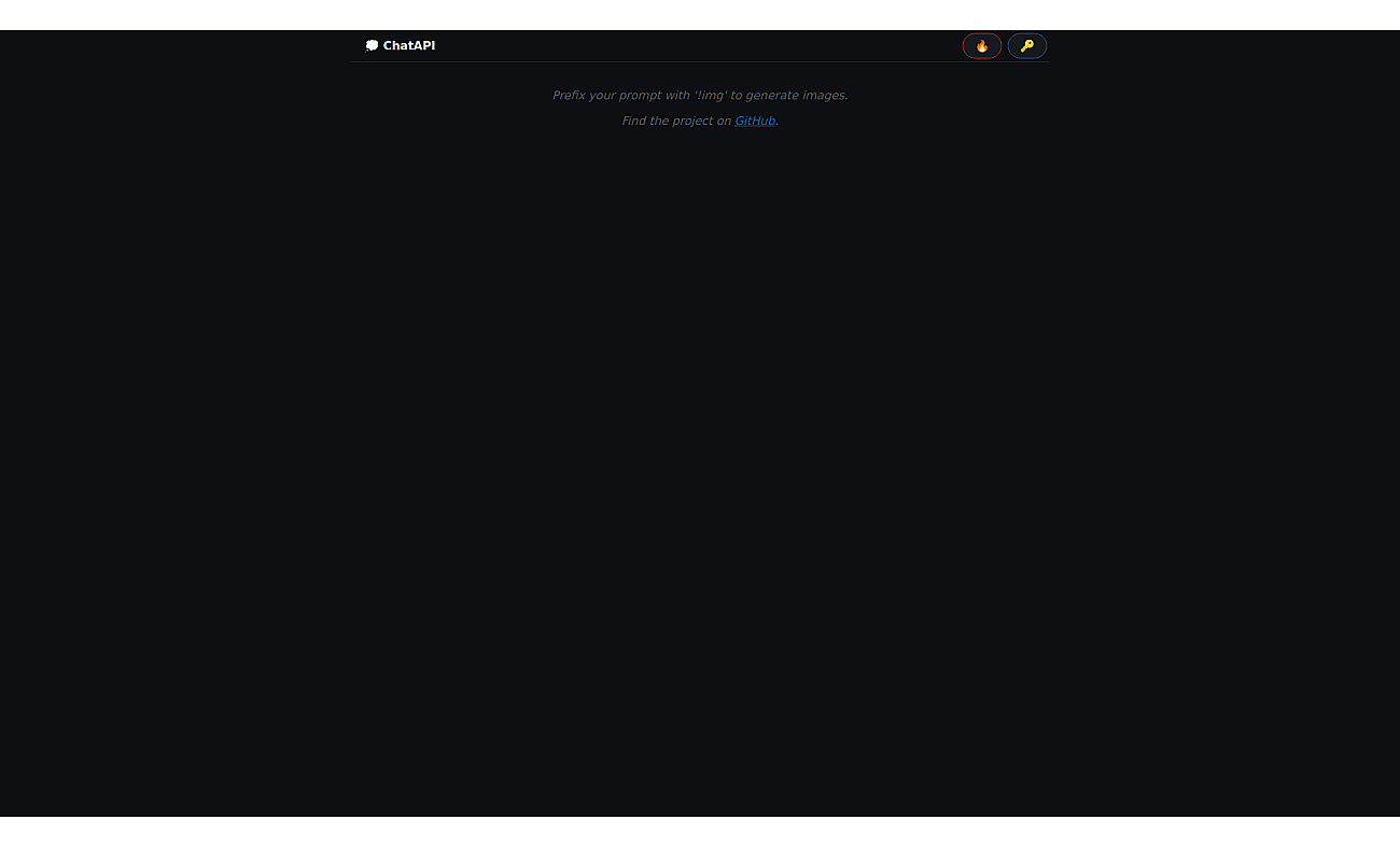 ChatAPI screenshot