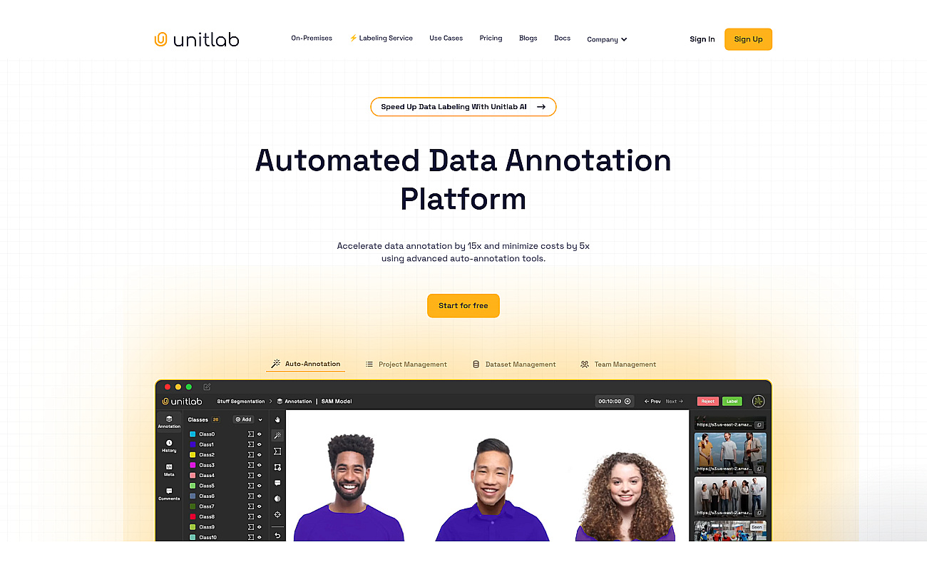 Unitlab AI screenshot