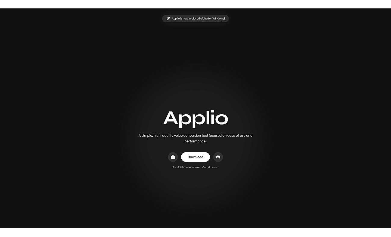 Applio screenshot