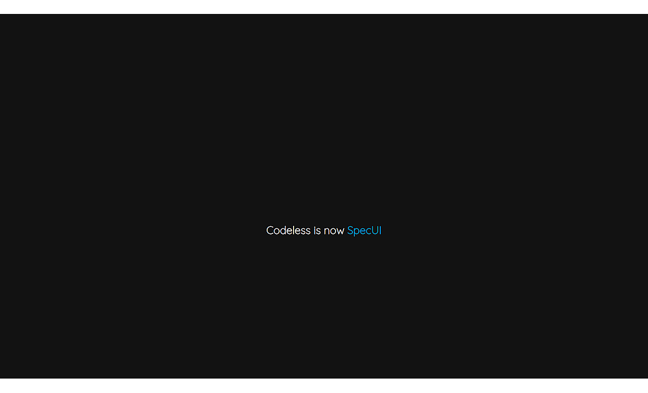 CodelessAI screenshot