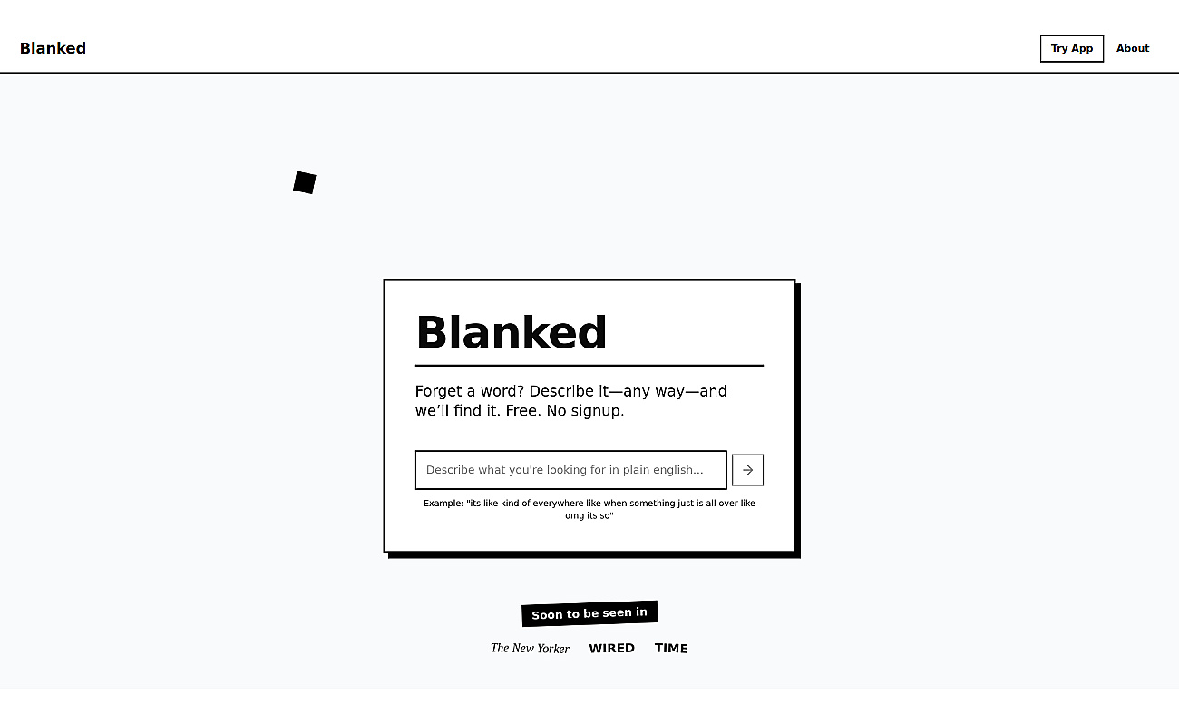 Blanked screenshot