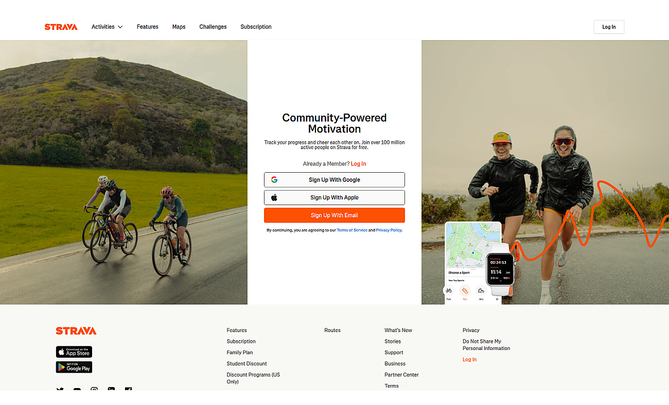 Strava screenshot