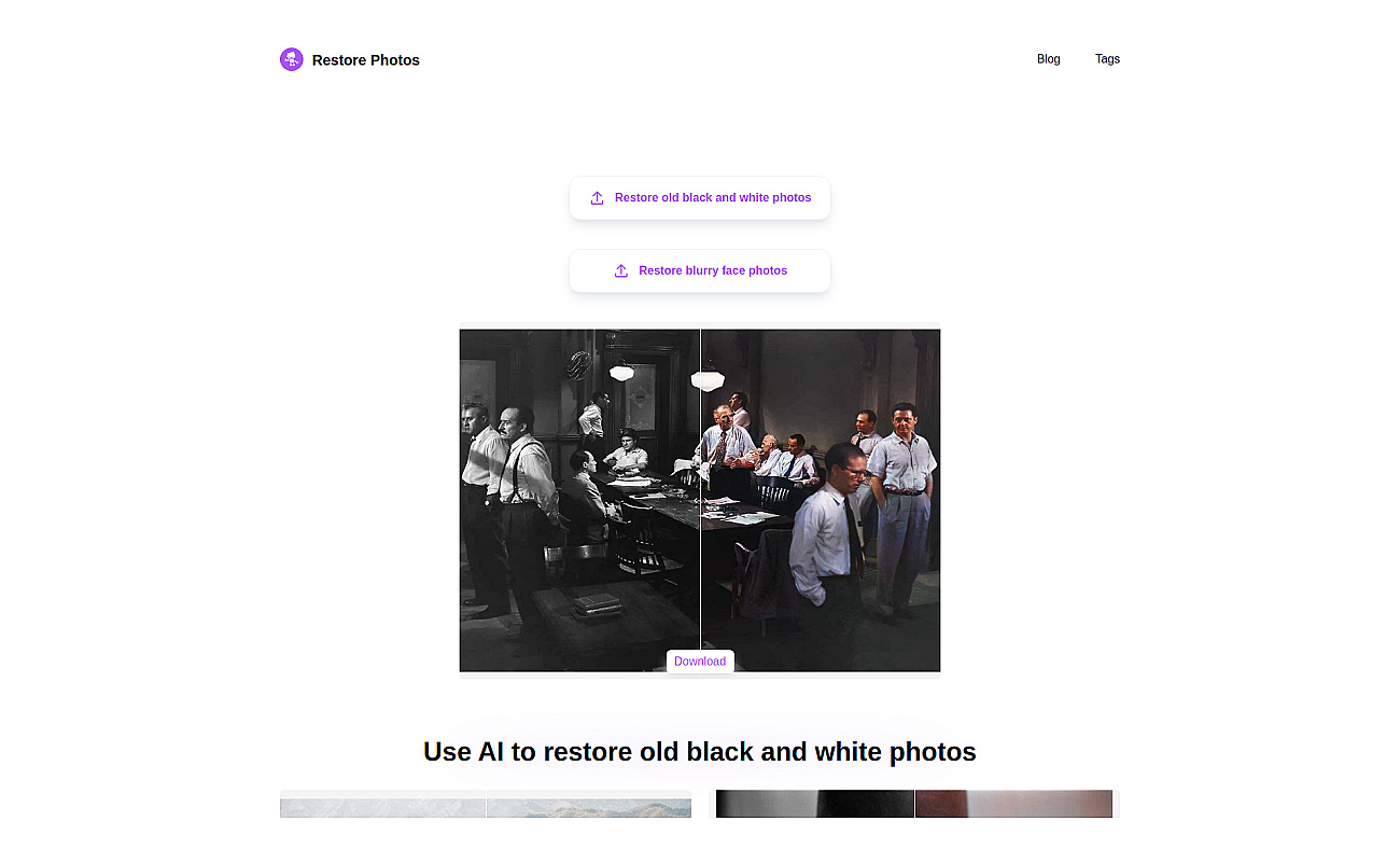 Restore Photos screenshot