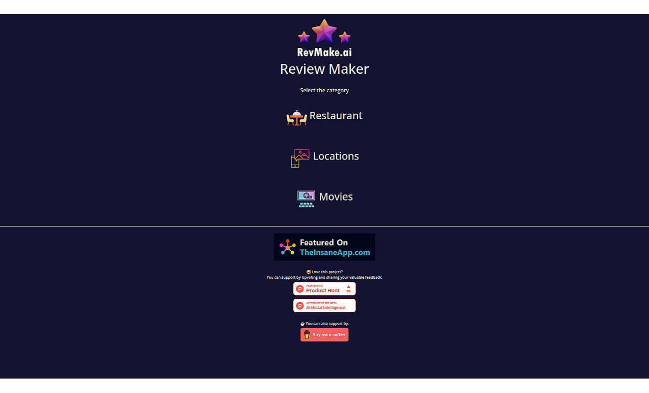 RevMake screenshot