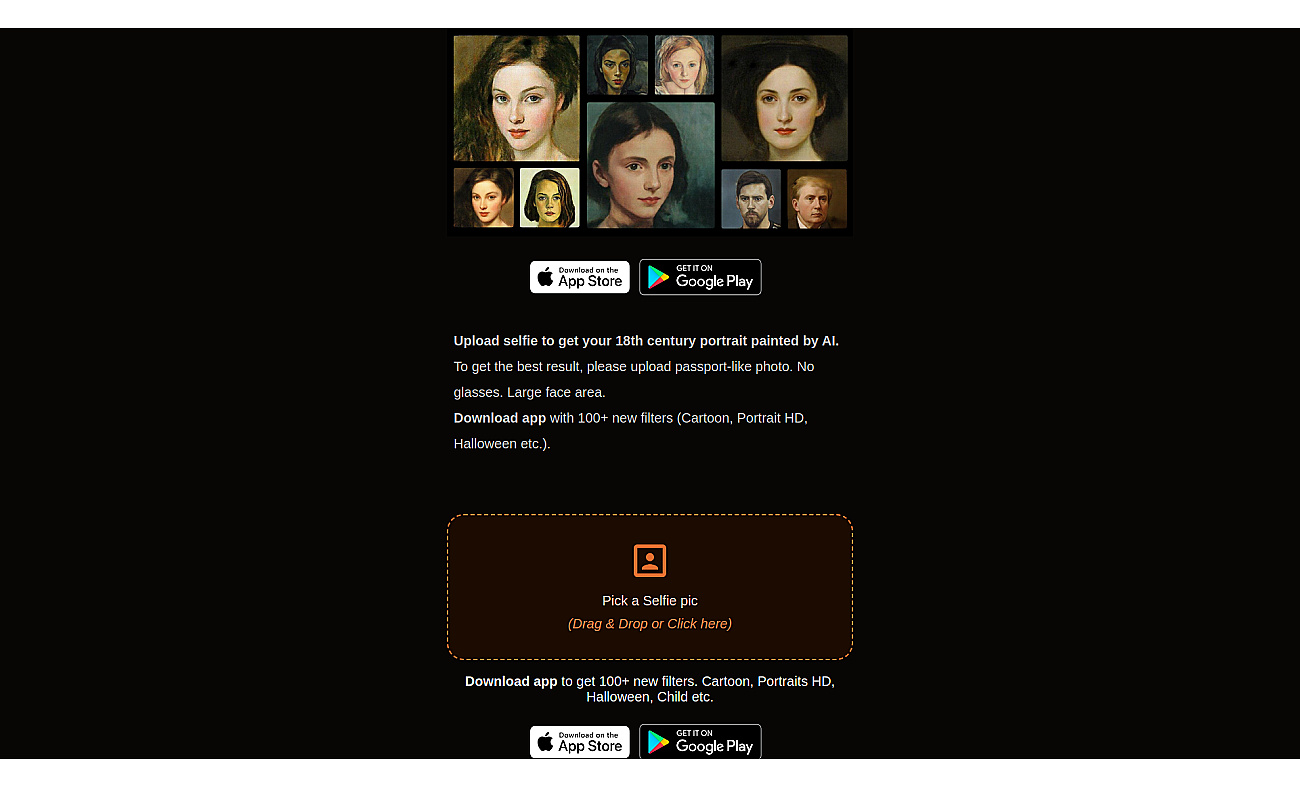 PortraitAI screenshot