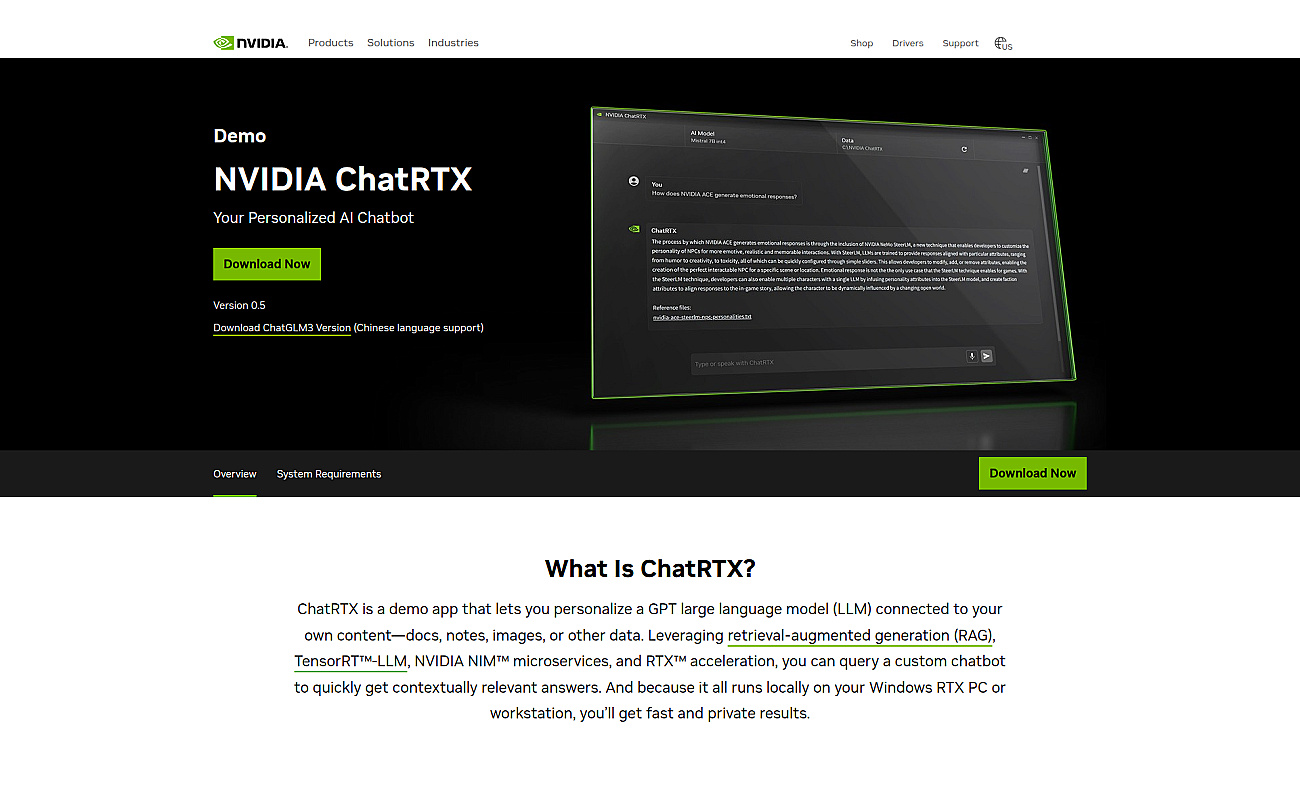 Chat With RTX screenshot