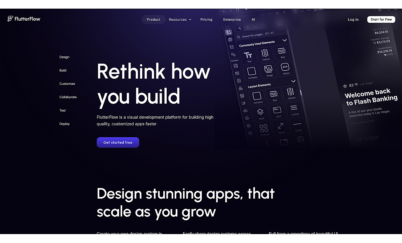 FlutterFlow AI Gen screenshot
