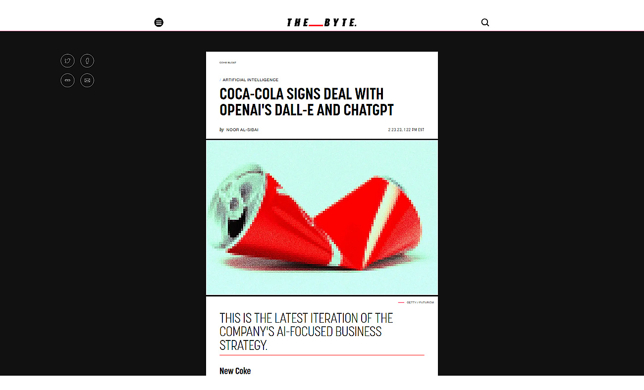 Coca-Cola screenshot