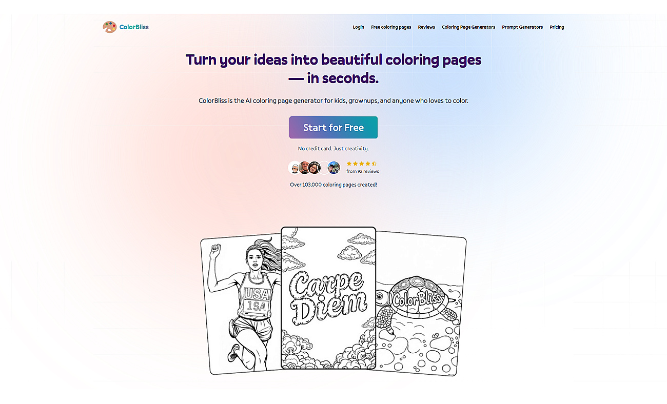 ColorBliss.art screenshot