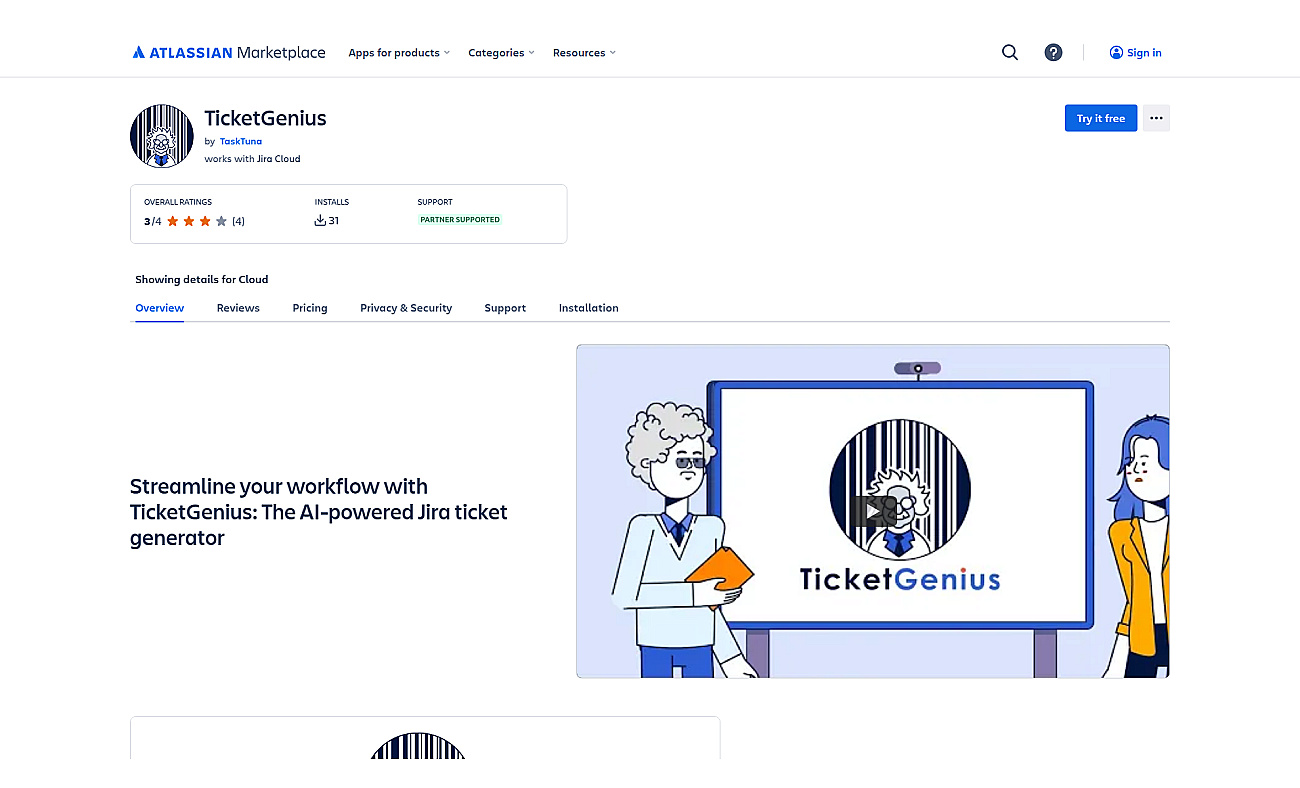 TicketGenius screenshot