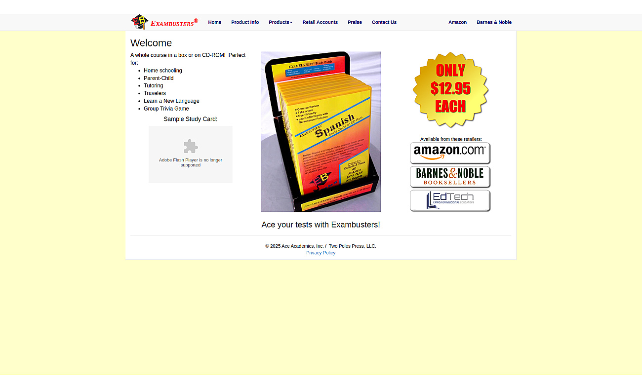 Exambusters screenshot
