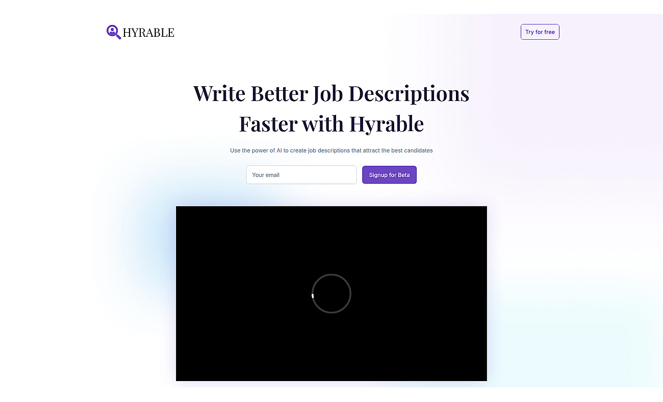 Hyrable screenshot
