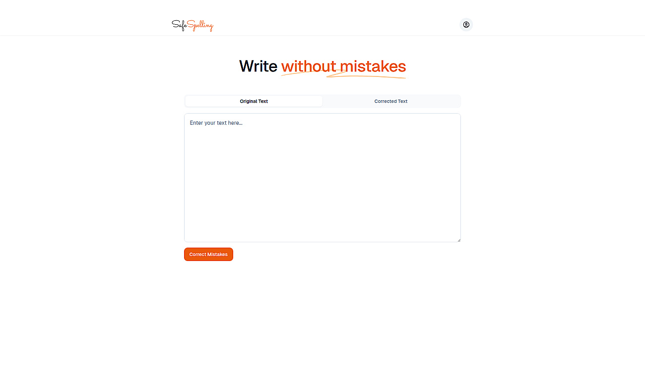 Safespelling screenshot