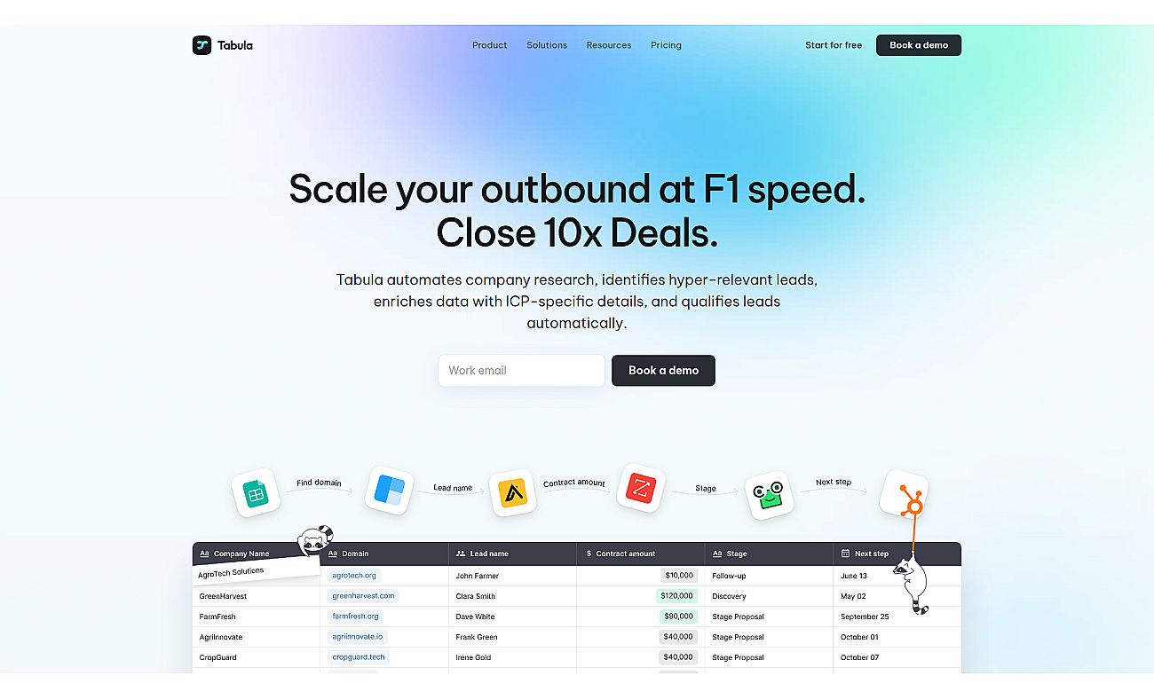 Tabula screenshot